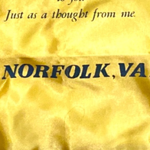 Vintage United States Navy Norfolk Virginia Mother And Dad Pillow Case Sham - Picture 9 of 15